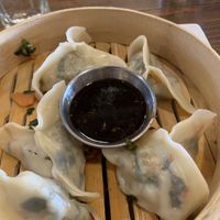 Dumplings at VegeNation in Las Vegas