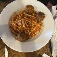 Kids spaghetti and meatball  at VegeNation in Las Vegas