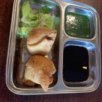 Vegetable samosas   at Kamana Kitchen in Kailua Kona