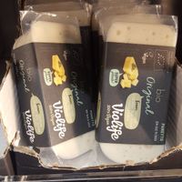 Vegan "mozzarella" at Bio Food in Olbia