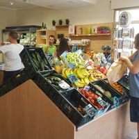 Organic Fruit & vegetablea at Bio Food in Olbia