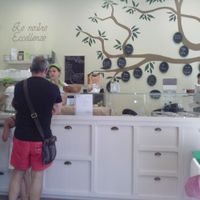 inside shop at Olive Dolci - Via Emanuele Filiberto in Rome