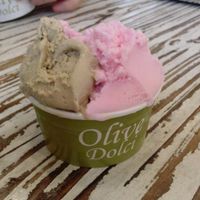 pistachio and rose water at Olive Dolci - Via Emanuele Filiberto in Rome