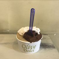 Cioccolato, pistacchio e menta at Olive Dolci - Via Emanuele Filiberto in Rome