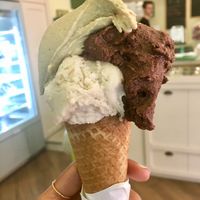 Pistachio, vanilla and chilli choclate at Olive Dolci - Via Emanuele Filiberto in Rome