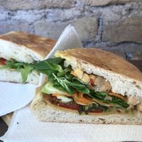 Vegan panini  at iPhame in Rome