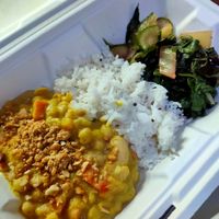 Alubias con curry y arroz basmati at Todobio in Ourense