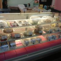 Display case at Feel Good Desserts in Simi Valley