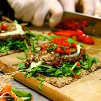 Live Pizza at Karanaki's Raw Food in Fremantle