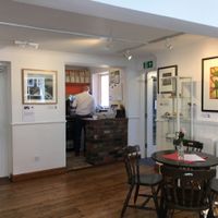 inside  at The Art Cafe in Whitby
