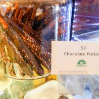 chocolate pretzels at Chocolaterian in Madison