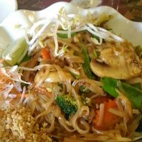 Pad thai at Thai Ivory Cuisine in Bedford