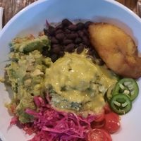 Vegan Arroz Verde at Hola Arepa in Minneapolis