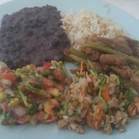 Seitan in Mexico! at Mary Restaurant Vegetariano in Puerto Vallarta