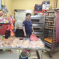 Very friendly boss at Healthy Veg Snack Corner in Johor Bahru