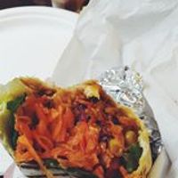 Vegan Burrito at Momencik in Warsaw