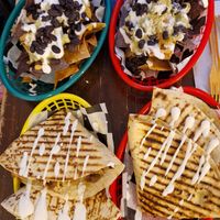 Gucamole tacos + enchilladas at Momencik in Warsaw