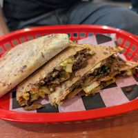 Yummy quesadilla at Momencik in Warsaw