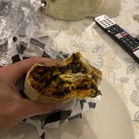Large California burrito  at Momencik in Warsaw