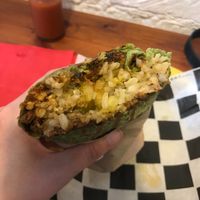 Pastor burrito. in need of some guac! at Momencik in Warsaw