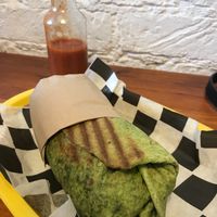 salsa comes in a bottle on the side to add as you please, which was nice at Momencik in Warsaw