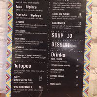 Menu 1 at Momencik in Warsaw