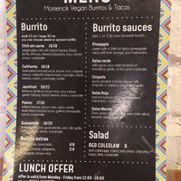 Menu 2 at Momencik in Warsaw