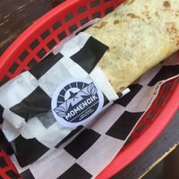 california burrito at Momencik in Warsaw