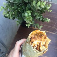 california burrito at Momencik in Warsaw