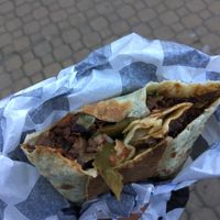 Chili burrito at Momencik in Warsaw