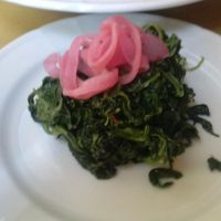 spinach at Konnubio in Florence