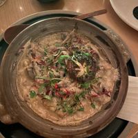 Creamy mushroom dish  at Sushi Samba in London