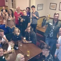 Pizza Night in 2016 at Birmingham Vegans in Birmingham