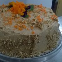 Raw carrot cake. at The Graff Academy of Raw Food Education in Roswell