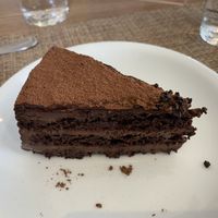 Chocolate cake.  Very good and Rich.  at Cannelle Doces Especiais in Brasilia