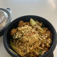 Pad thai with “chicken" #Veganuary at King CookDaily in East London