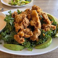 Kale, Crispy Chicken Salad at The Purple Mint - El Cajon Blvd in San Diego