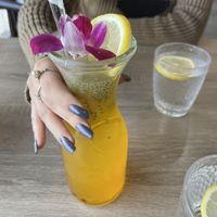 passion fruit lemonadee  at The Purple Mint - El Cajon Blvd in San Diego
