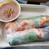 Shrimp spring rolls! at The Purple Mint - El Cajon Blvd in San Diego