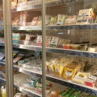 Refrigerated section at Hallerladen in Bern