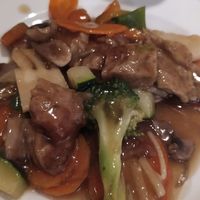 Seitan con verduras. at Vegesana & One Ramen in Barcelona