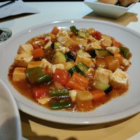 Spicy tofu at Vegesana & One Ramen in Barcelona