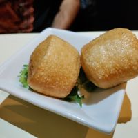 Fried Chinese bread at Vegesana & One Ramen in Barcelona