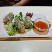 Fried sushi at Vegesana & One Ramen in Barcelona