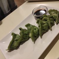 gyozas de espinacas at Vegesana & One Ramen in Barcelona