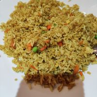 Arroz frito vegano con curry at Vegesana & One Ramen in Barcelona