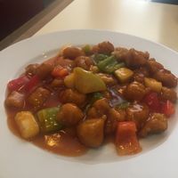 Tofu - w sweet and sour sauce   at Vegesana & One Ramen in Barcelona