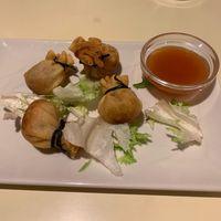 Dim sum crujiente de verduras at Vegesana & One Ramen in Barcelona