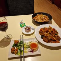 All Lunch special, dessert to come at Vegesana & One Ramen in Barcelona