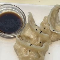 Vegetable dumplings -vegan - five per order   at Vegesana & One Ramen in Barcelona